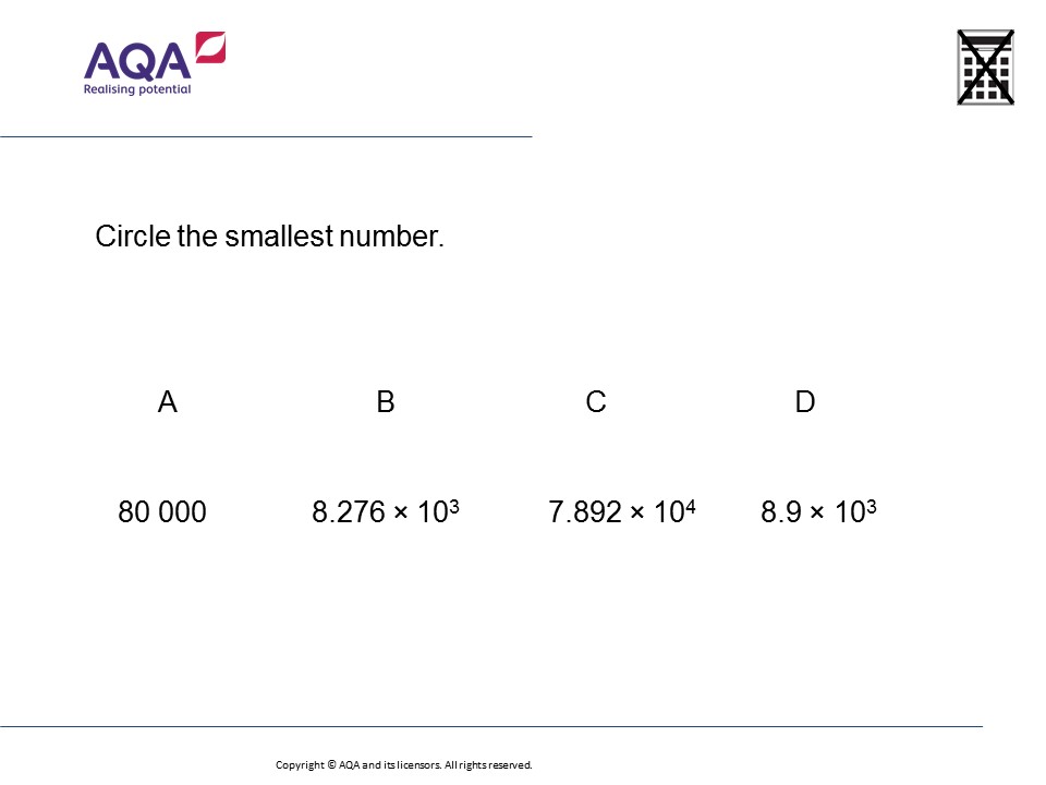 Gcse Maths Standard Form Educational Poster Size A2 T vrogue.co