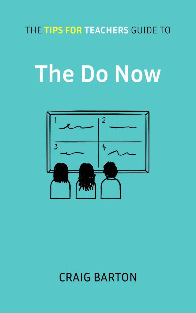 Tips for Teachers guide to The Do Now &mdash; book cover